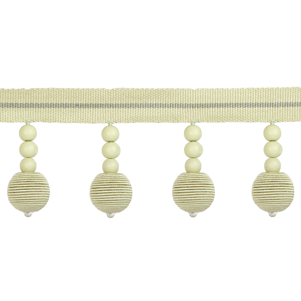 Бахрома "Reps Circle" TP1005 - В10 Mirtex белая скала (d25мм) (7,5 см/10 м)