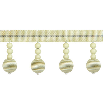 Бахрома "Reps Circle" TP1005 - В10 Mirtex белая скала (d25мм) (7,5 см/10 м)