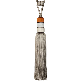 Кисть подхват для штор ТР2299 G26 MirTex серо-бежевый/ кирпичный/серый (BEIGE) (L78/33см)
