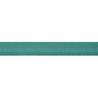 Кант прошитый из димаута CPS000-17 изумрудный (d0.5см, шир. 1,5см) (12,5 м)